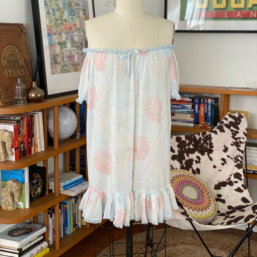 Vintage floral slip